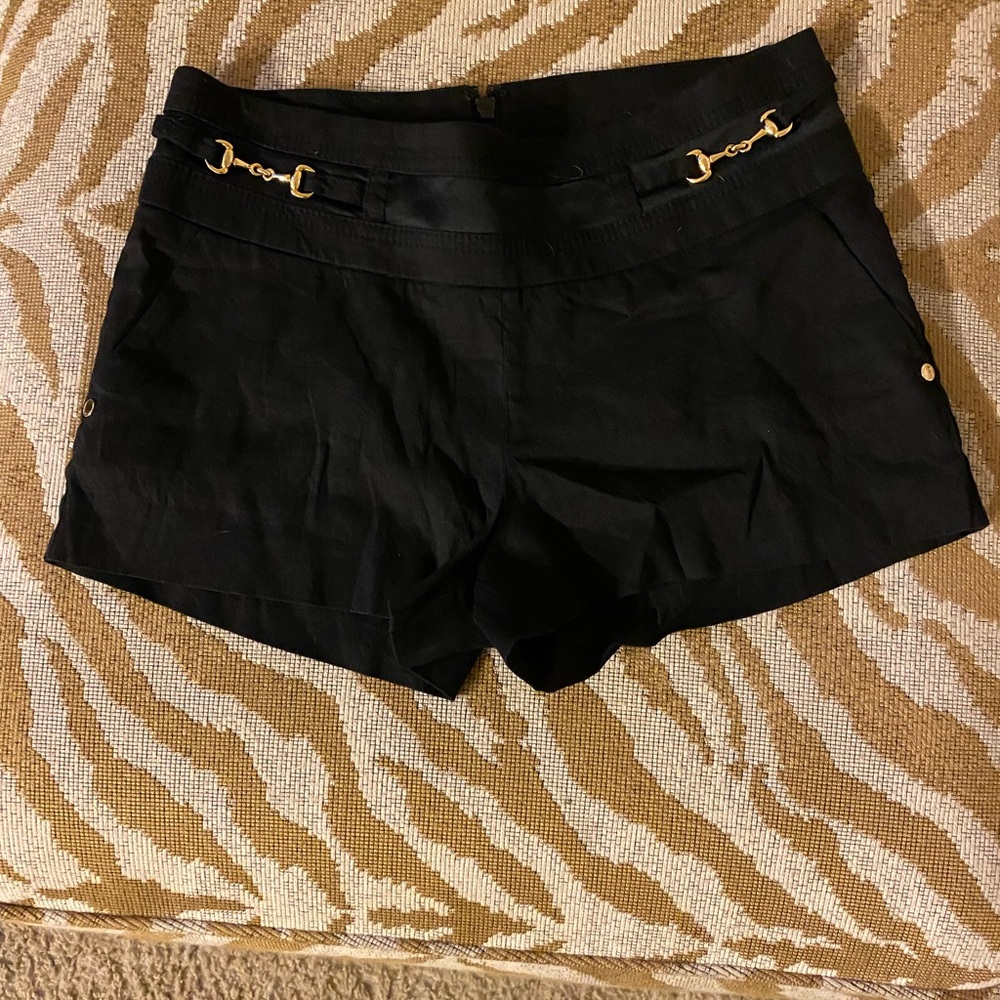 Bebe Black Dressy Short Shorts